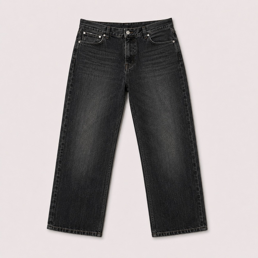Structure Premium Denim Mens 36x30 Dark Wash Straight Leg Jeans Cotton